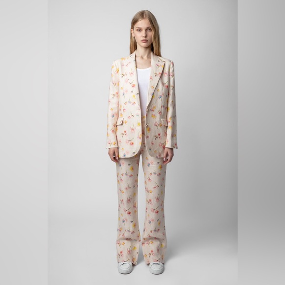 NWT $598 Zadig & Voltaire Vegy Lin Courtney Jacket Blazer - Picture 4 of 7